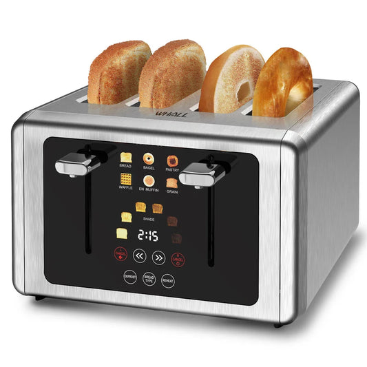 4-Slice Touchscreen Toaster in Stainless Steel